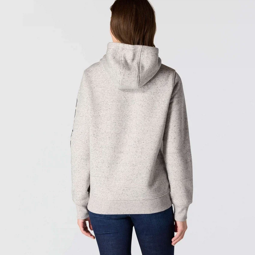 Kadınlar İçin İkonik Clarksburg Gevşek Kesim Polar Astarlı Logolu Kapüşonlu Sweatshirt