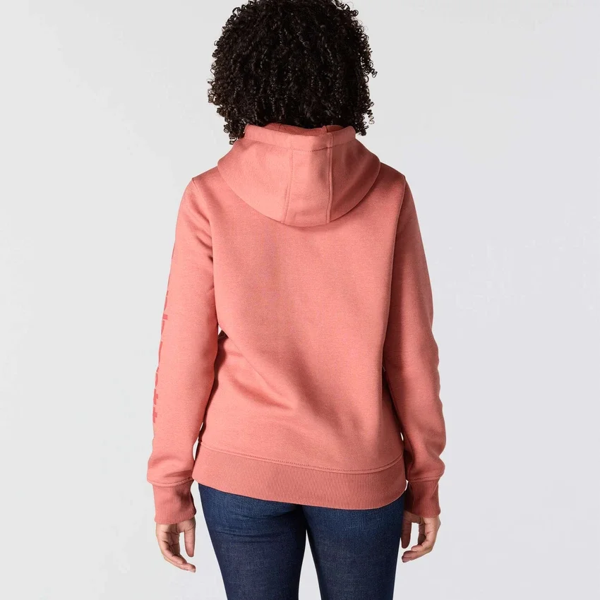 Kadınlar İçin İkonik Clarksburg Gevşek Kesim Polar Astarlı Logolu Kapüşonlu Sweatshirt