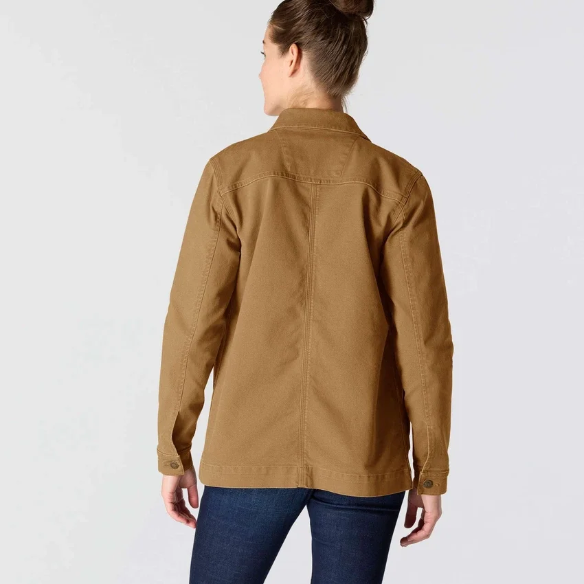 Kadınlar İçin İkonik Esnek Kanvas Chore Coat