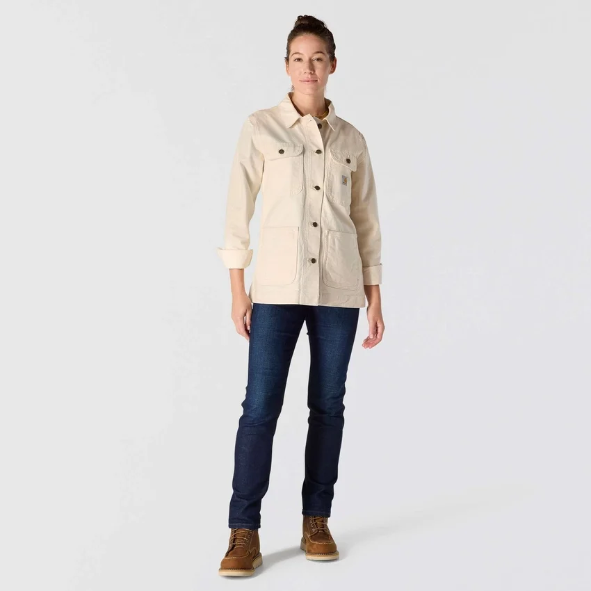 Kadınlar İçin İkonik Esnek Kanvas Chore Coat