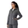 Kadınlar İçin Lamineli Polar Scrub Kapüşonlu Sweatshirt