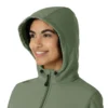 Kadınlar İçin Lamineli Polar Scrub Kapüşonlu Sweatshirt