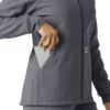 Kadınlar İçin Lamineli Polar Scrub Kapüşonlu Sweatshirt