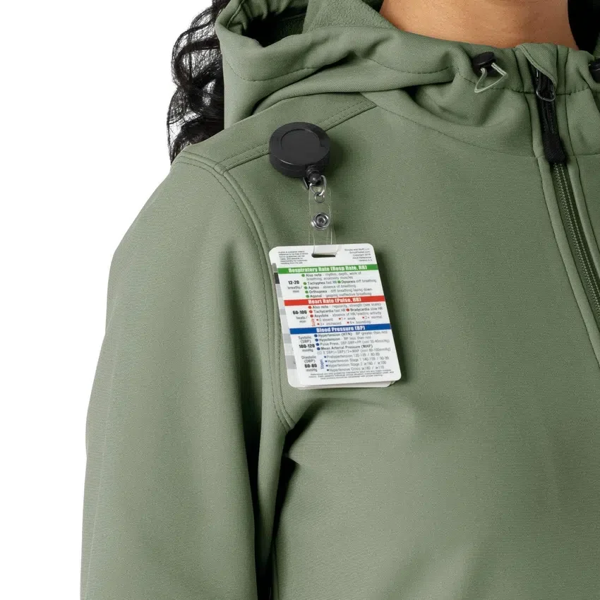 Kadınlar İçin Lamineli Polar Scrub Kapüşonlu Sweatshirt