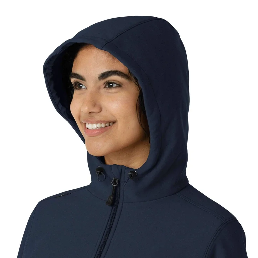 Kadınlar İçin Lamineli Polar Scrub Kapüşonlu Sweatshirt