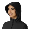 Kadınlar İçin Lamineli Polar Scrub Kapüşonlu Sweatshirt