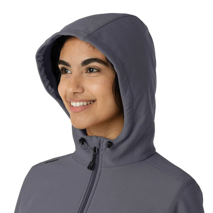 Kadınlar İçin Lamineli Polar Scrub Kapüşonlu Sweatshirt