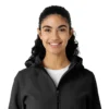 Kadınlar İçin Lamineli Polar Scrub Kapüşonlu Sweatshirt