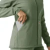 Kadınlar İçin Lamineli Polar Scrub Kapüşonlu Sweatshirt
