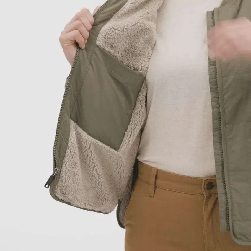 Kadınlar İçin Rockford Hafif, Sherpa Astarlı, Yalıtımlı, Suya Dayanıklı Ceket - Rain Defender Ceket