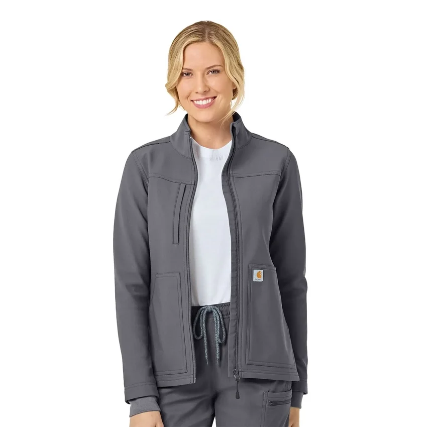 Kadınlar İçin Rugged Flex® Peak Bonded Fleece Scrub Ceket