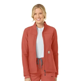 Kadınlar İçin Rugged Flex® Peak Bonded Fleece Scrub Ceket