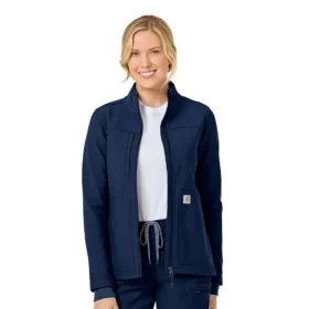 Kadınlar İçin Rugged Flex® Peak Bonded Fleece Scrub Ceket