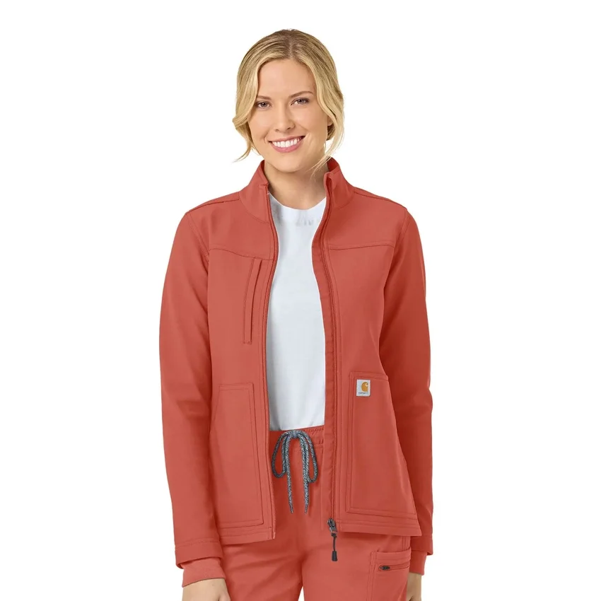 Kadınlar İçin Rugged Flex® Peak Bonded Fleece Scrub Ceket