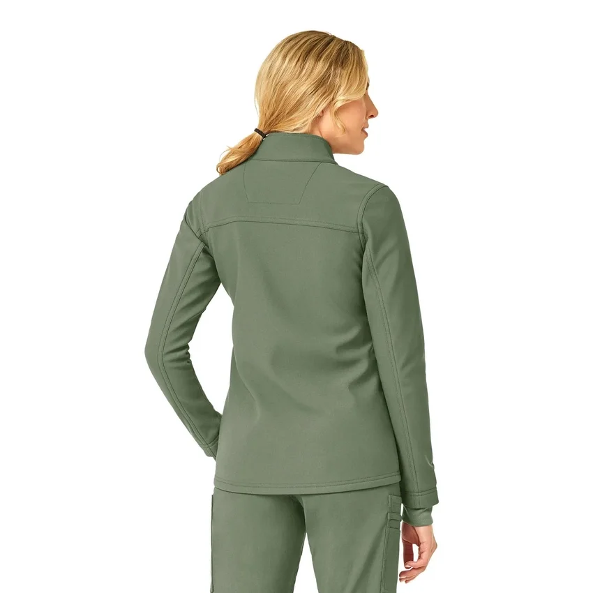 Kadınlar İçin Rugged Flex® Peak Bonded Fleece Scrub Ceket