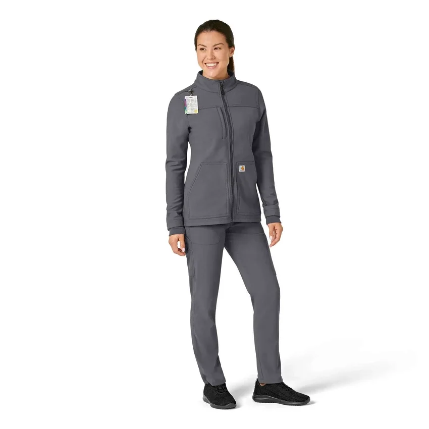 Kadınlar İçin Rugged Flex® Peak Bonded Fleece Scrub Ceket