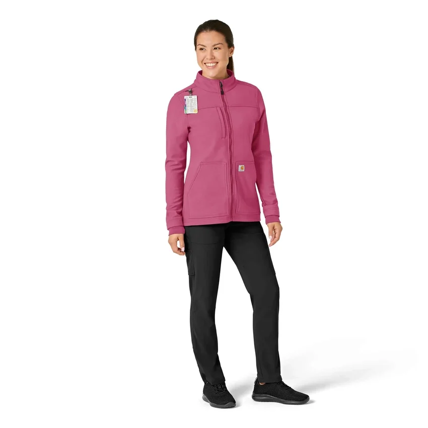 Kadınlar İçin Rugged Flex® Peak Bonded Fleece Scrub Ceket