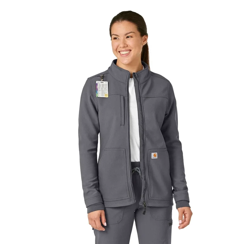 Kadınlar İçin Rugged Flex® Peak Bonded Fleece Scrub Ceket