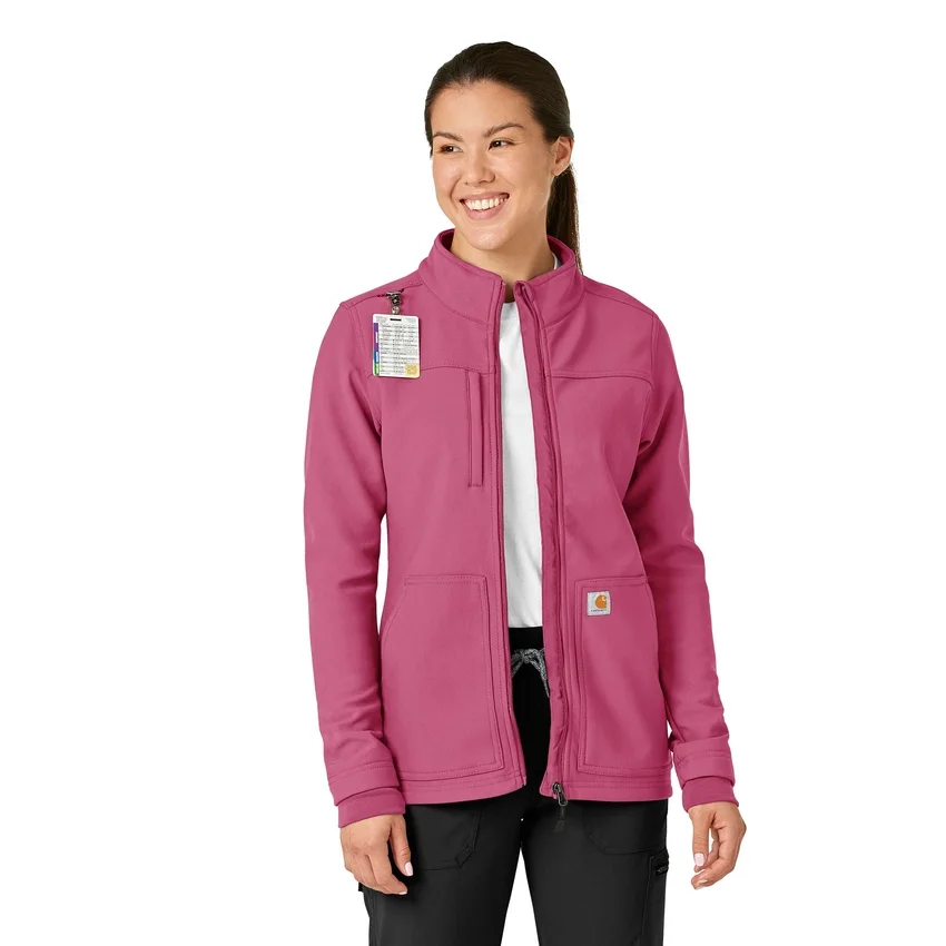 Kadınlar İçin Rugged Flex® Peak Bonded Fleece Scrub Ceket