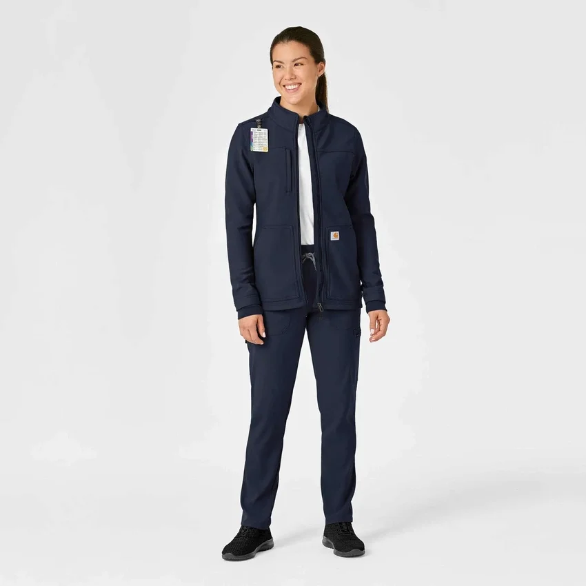 Kadınlar İçin Rugged Flex® Peak Bonded Fleece Scrub Ceket