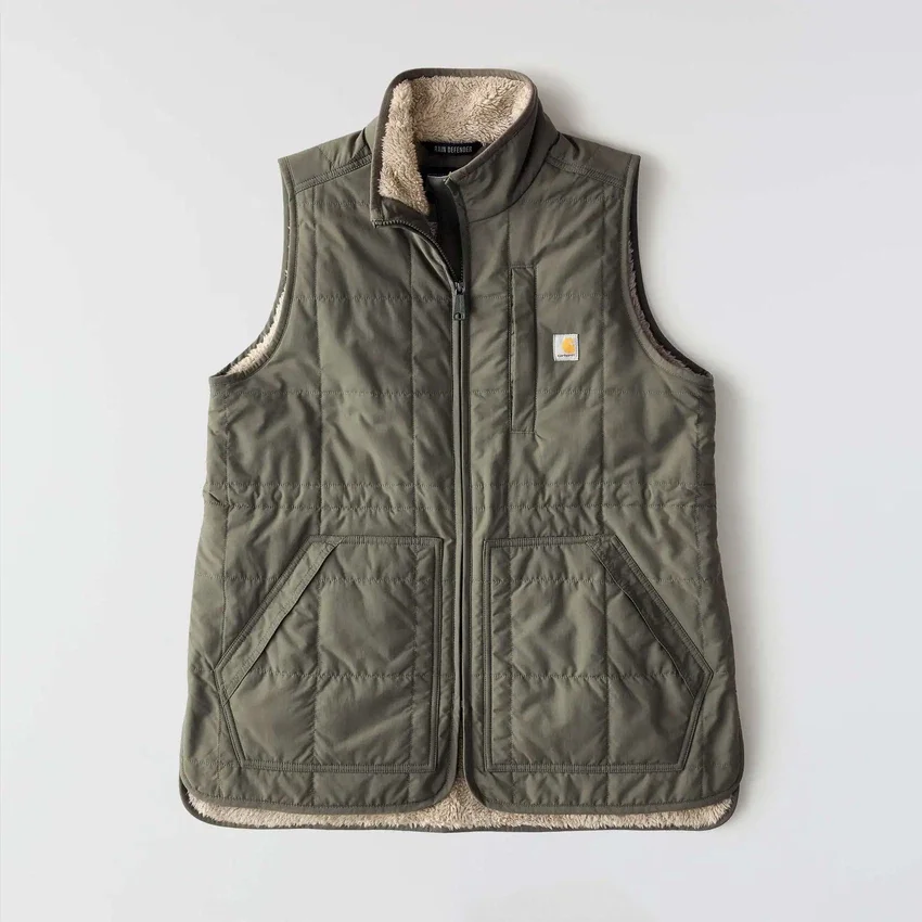 Kadınlar İçin Sherpa Astarlı, Yalıtımlı, Suya Dayanıklı Yelek - Rain Defender Yelek