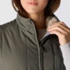 Kadınlar İçin Sherpa Astarlı, Yalıtımlı, Suya Dayanıklı Yelek - Rain Defender Yelek