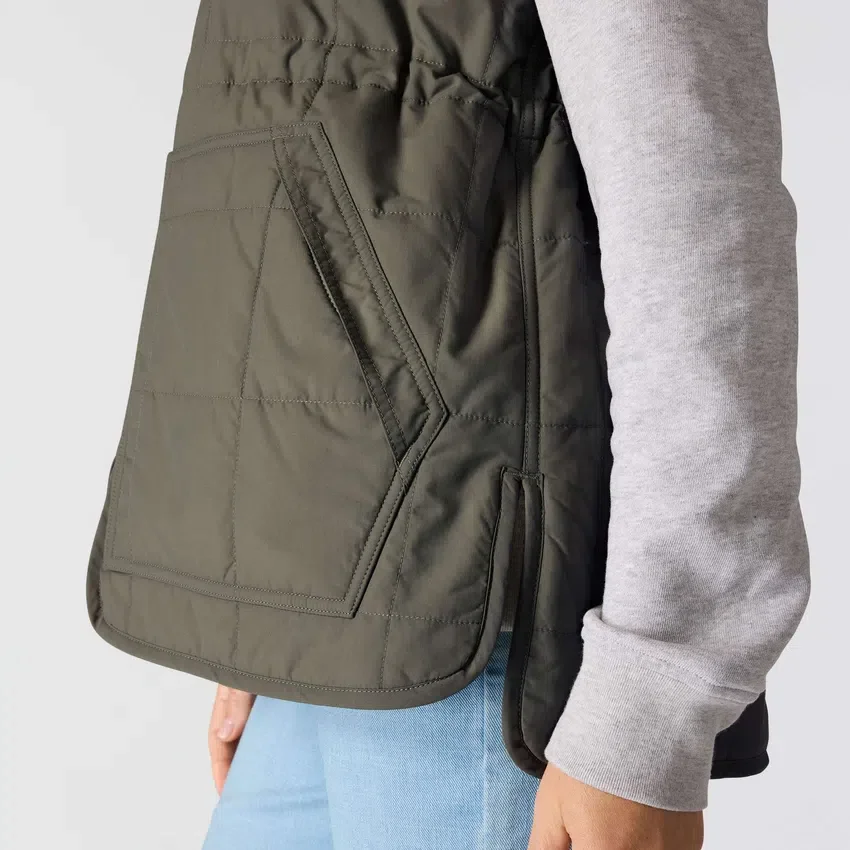 Kadınlar İçin Sherpa Astarlı, Yalıtımlı, Suya Dayanıklı Yelek - Rain Defender Yelek