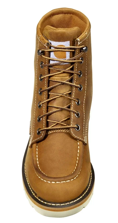 Kadınlar İçin Su Geçirmez 6" Moc Çelik Burunlu Kama Topuklu İş Çizmesi