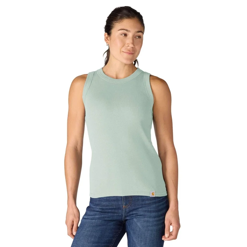 Kadınlar İçin Tencel Hafif Nefes Alabilir Nervürlü Tank Top