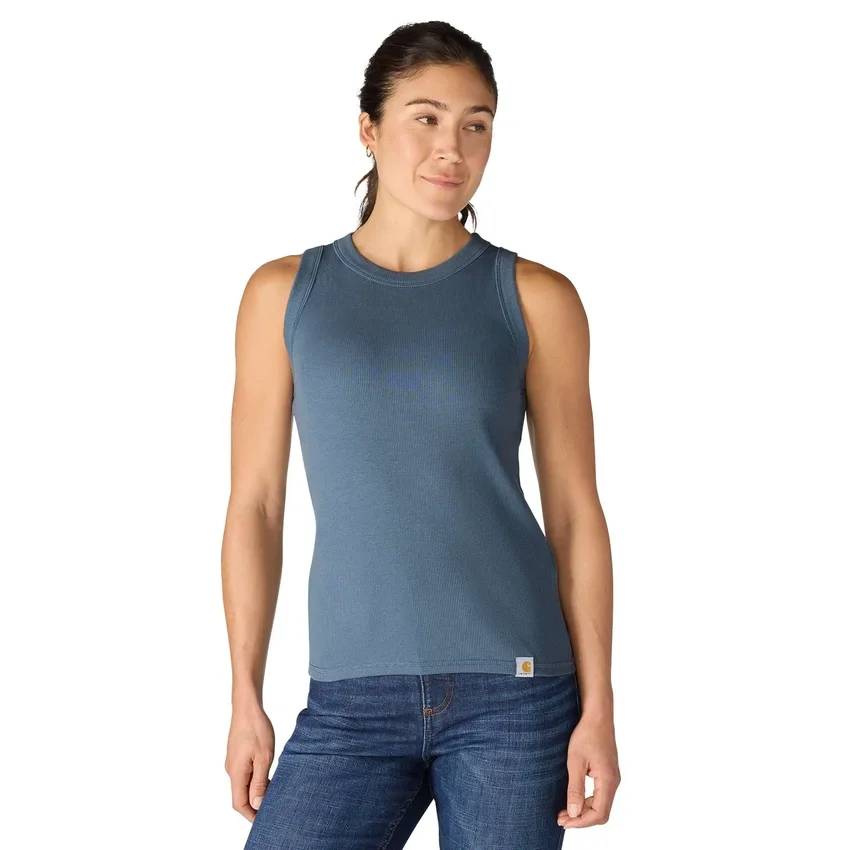 Kadınlar İçin Tencel Hafif Nefes Alabilir Nervürlü Tank Top