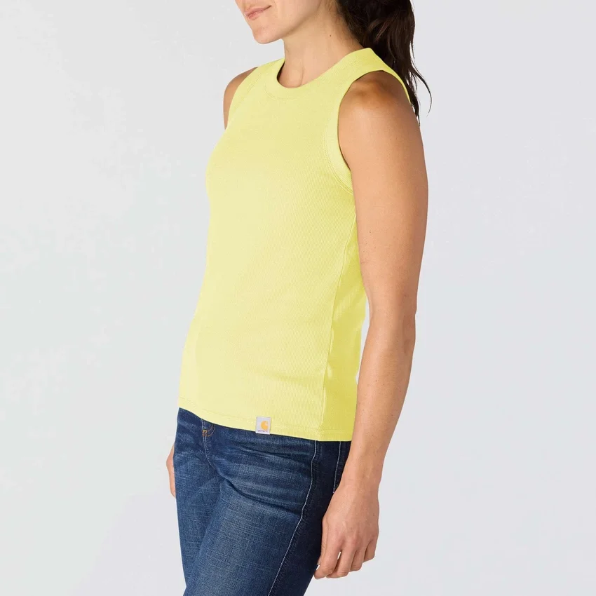 Kadınlar İçin Tencel Hafif Nefes Alabilir Nervürlü Tank Top