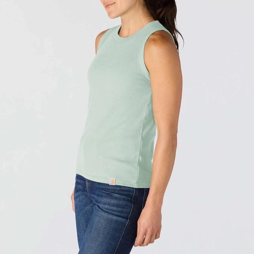 Kadınlar İçin Tencel Hafif Nefes Alabilir Nervürlü Tank Top