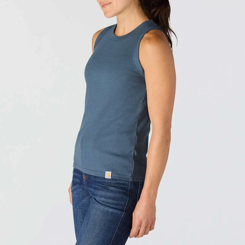 Kadınlar İçin Tencel Hafif Nefes Alabilir Nervürlü Tank Top