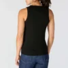 Kadınlar İçin Tencel Hafif Nefes Alabilir Nervürlü Tank Top