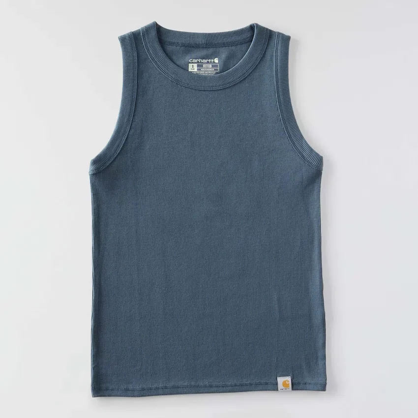 Kadınlar İçin Tencel Hafif Nefes Alabilir Nervürlü Tank Top