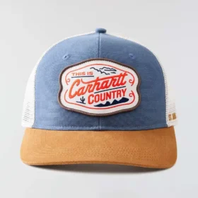Kanvas File Arkalı Country Grafikli Trucker Şapka