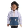 Kız Çocuk Uzun Kolluklu Polar Çeyrek Fermuarlı Sweatshirt (Bebek/Çocuk/Genç)