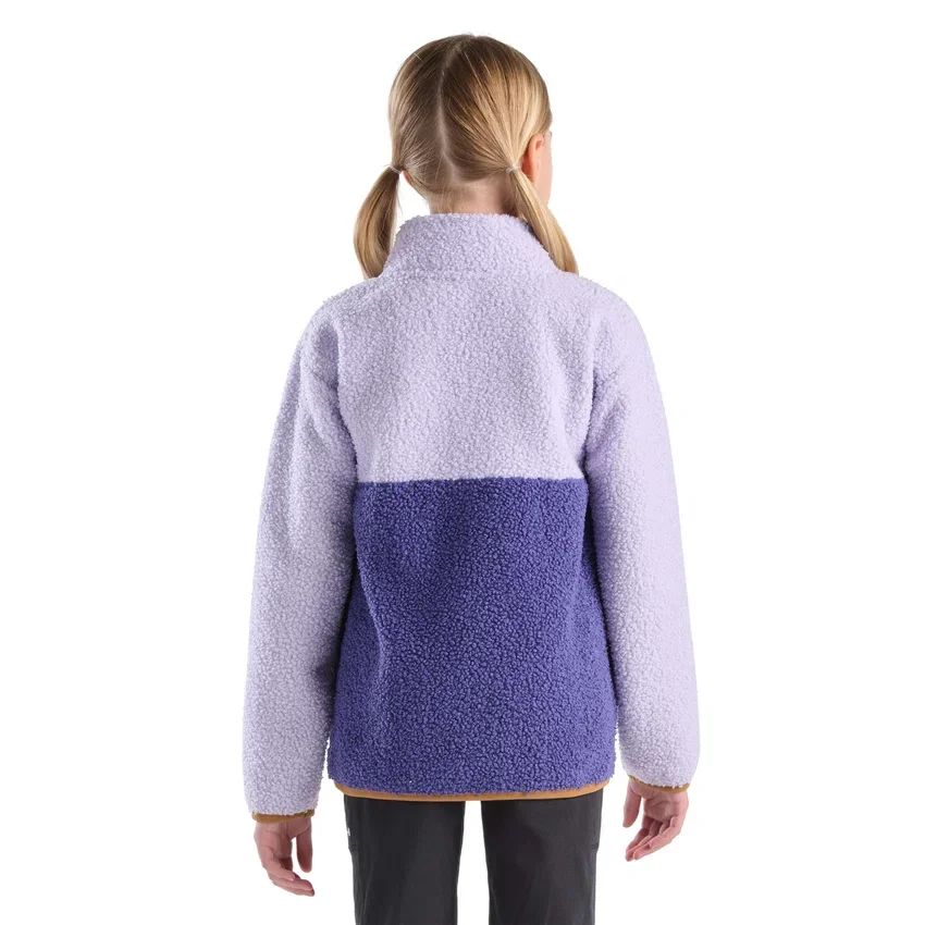Kız Çocuk Uzun Kolluklu Polar Çeyrek Fermuarlı Sweatshirt (Bebek/Çocuk/Genç)