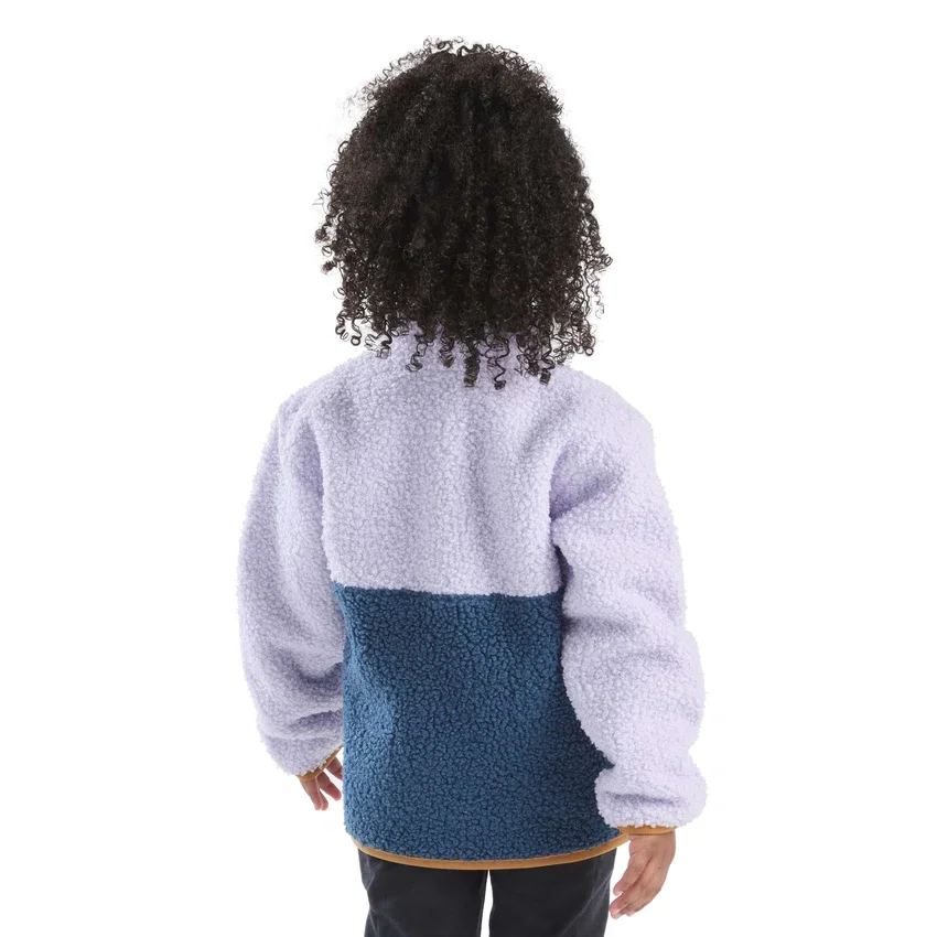 Kız Çocuk Uzun Kolluklu Polar Çeyrek Fermuarlı Sweatshirt (Bebek/Çocuk/Genç)