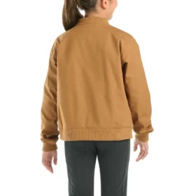 Kız Çocuk Uzun Kolluklu Rugged Flex® Kanvas Ceket (Çocuk/Genç)