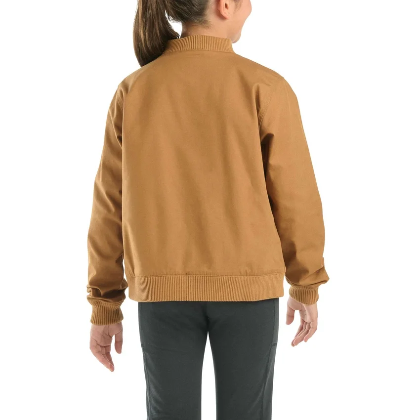 Kız Çocuk Uzun Kolluklu Rugged Flex® Kanvas Ceket (Çocuk/Genç)