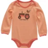 Kız Çocuk Uzun Kolluklu Traktör Bodysuit (Bebek)