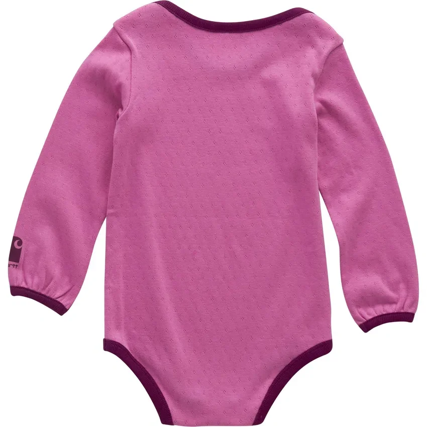 Kız Çocukları İçin Uzun Kolluklu Puppy Bodysuit (Bebek)