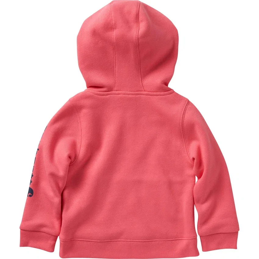 Kız Çocukları İçin Uzun Kolluklu Yarım Fermuarlı Sweatshirt (Bebek/Küçük Çocuk)