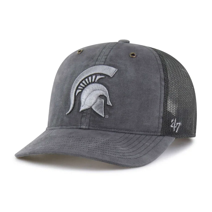 Michigan State Spartans '47 Boyalı Trucker Gevşek Kesim