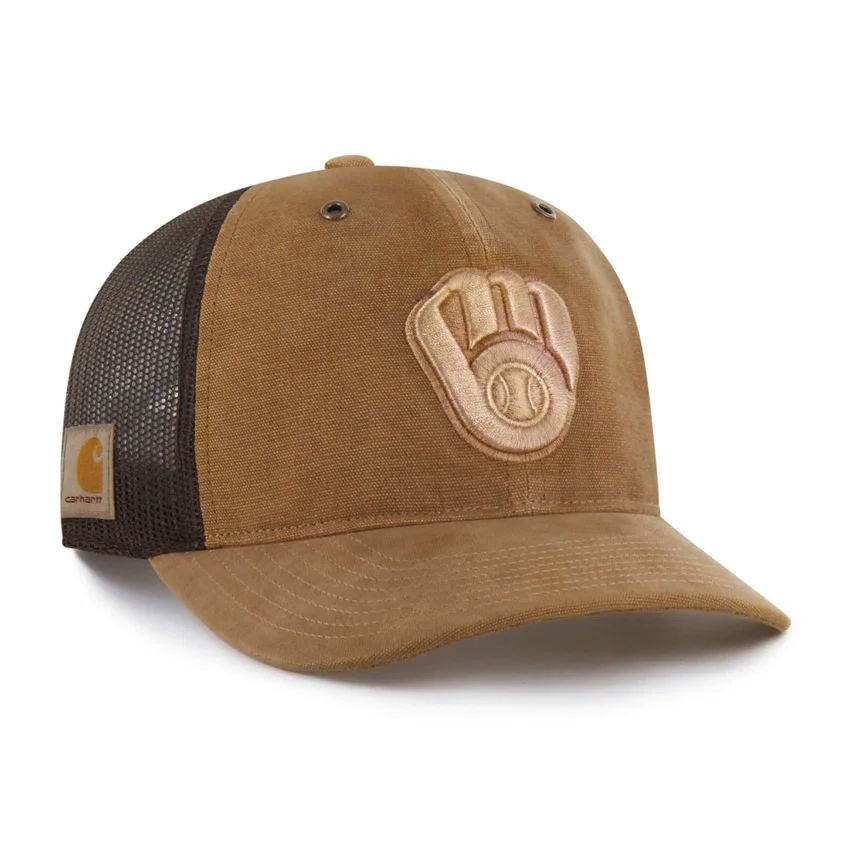 Milwaukee Brewers '47 Boyalı Trucker Gevşek Kesim