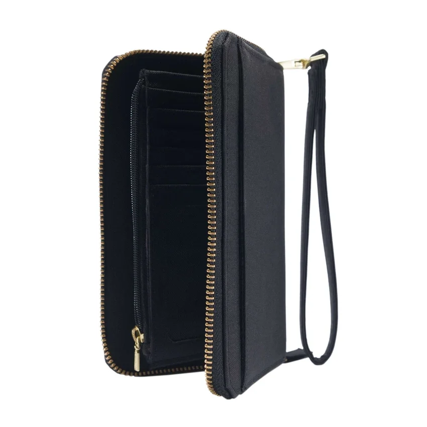 Naylon Duck Düz Açılan Clutch Cüzdan