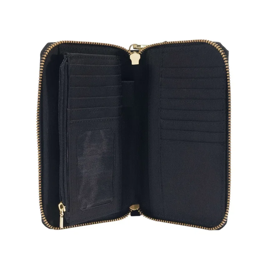 Naylon Duck Düz Açılan Clutch Cüzdan