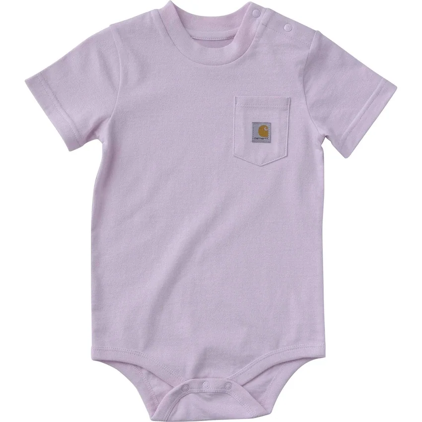 Çocuk Kısa Kolluklu Cepli Bodysuit (Bebek)