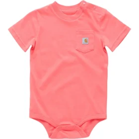 Çocuk Kısa Kolluklu Cepli Bodysuit (Bebek)